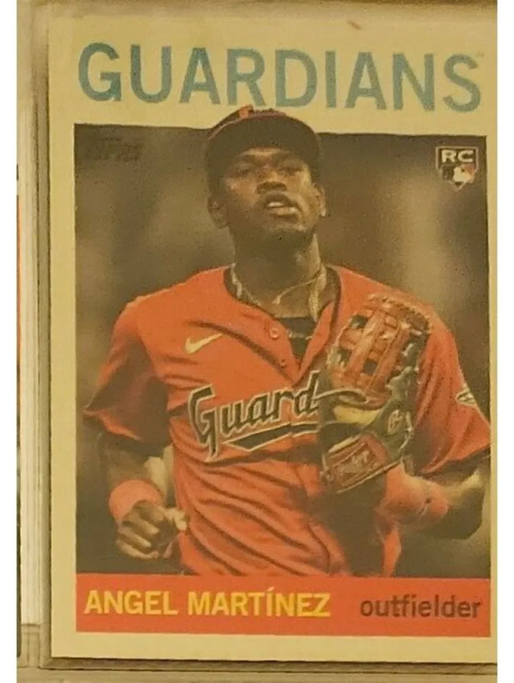 Angel Martinez #81 [Rookie] 2025 Topps Archives - Cleveland Guardians